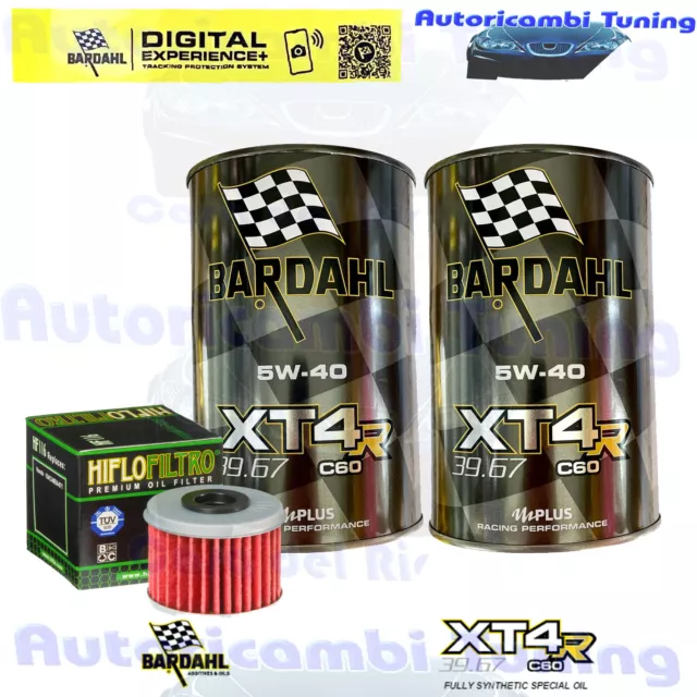 Kit Inspección Aceite Bardahl XT4R 5W40 + Filtro Para Polaris Atv