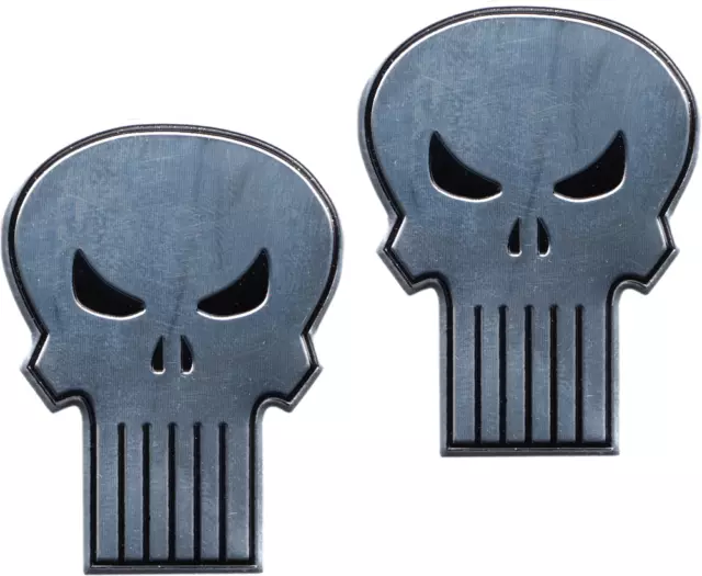 Sticker - Black Punisher Logo Marvel Comic Hero Skull RUB-ON Decal Gift  #50009