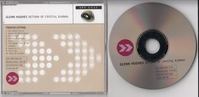 Glenn Hughes Return Of Crystal Karma GER Adv CD 2000 Diff.Cover Deep Purple