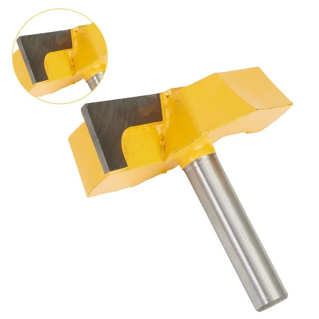 Embout Défonceuse Carbure 2 Flûtes - 16mm Tige, 8mm Coupe - Nettoyage Inférieur