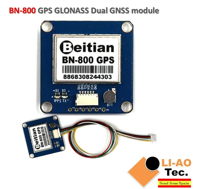 Beitian BN-800 BN800 Dual GPS GLONASS GNSS Module with Antenna Compass HMC5883L