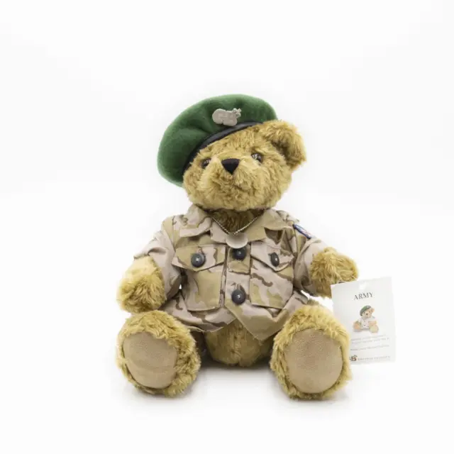 The Great British Teddy Bear Company Army Military Collectable Soft Toy Gift