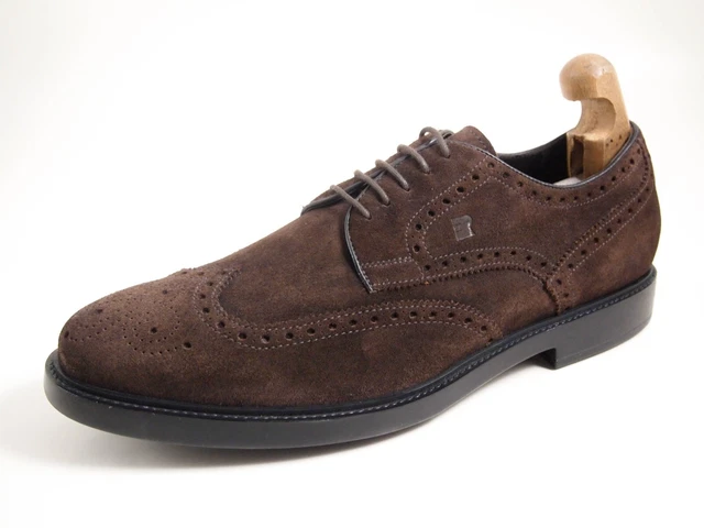 Fratelli Rossetti Chaussures Richelieu Bout Daim Marron Hommes Sz Ue 45.5 US