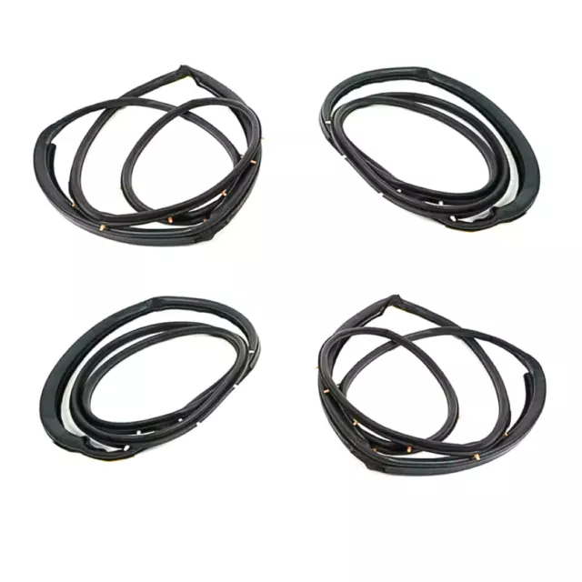 Door Rubber Seal Weatherstrip For Toyota Corolla AE90 AE92 EE90 EE92 4Dr Sedan