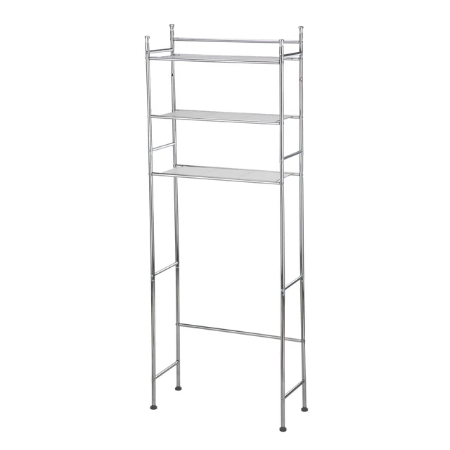 MAINSTAYS OVER THE Toilet Steel 3Shelf Storage Shelf Unit Space Saver