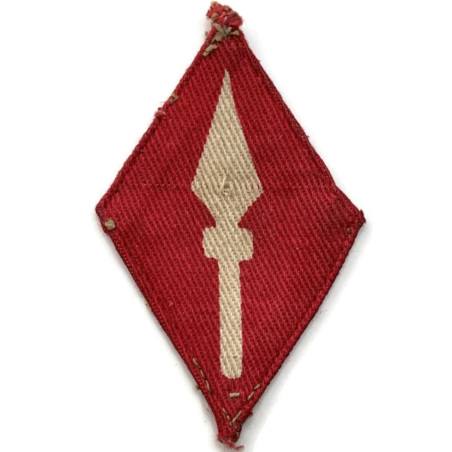 ORIGINAL WW2 BRITISH Army 1st I Corps PRINTED Cloth Formation Sign ...