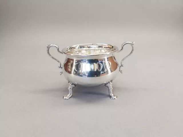 Antique American Sterling Silver Sugar Bowl By Shreve, Crump & Low, Boston.