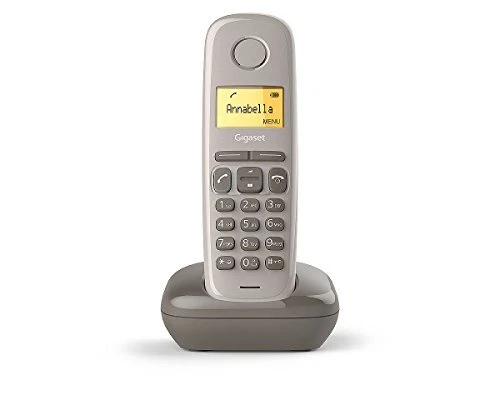 Gigaset A170 Solo Téléphone fixe sans fil DECT/GAP Taupe [Version Française]