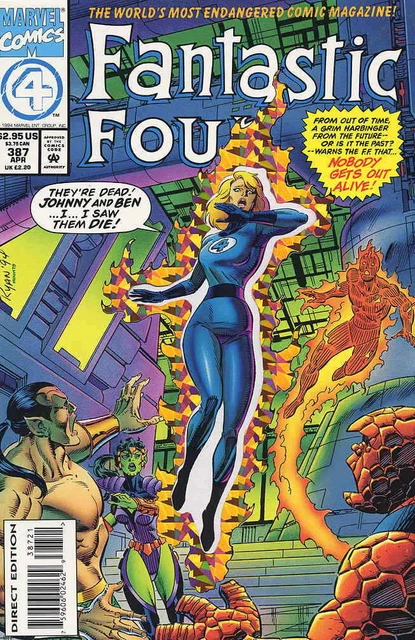 Fantastic Four (Vol. 1) #387SC VF/NM; Marvel | Tom DeFalco - we combine shipping