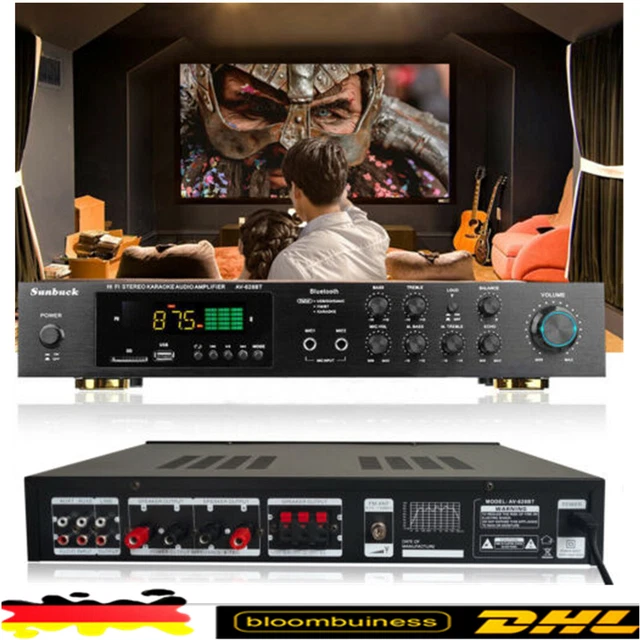 Amplificatore Bluetooth HiFi 5 Pollici Per Auto – Audio Stereo Ad Alta Potenza Con Super Bassi E Protezioni Integrate