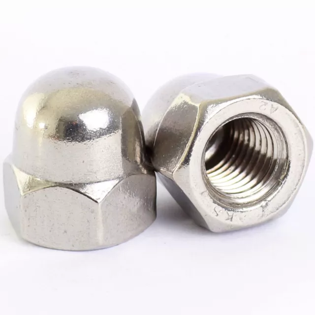 10 Pack M3 M4 M5 M6 M8 M10 M12 Stainless Dome Nuts