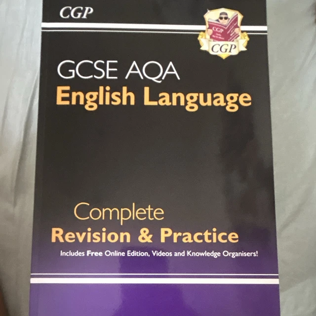 CGP GCSE AQA English Language Complete Revision & Practice Paperback ...