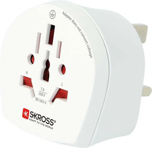 Skross MO6881 - WORLD TO EUROPE Adaptateur Skross World Europe - Blanc | France