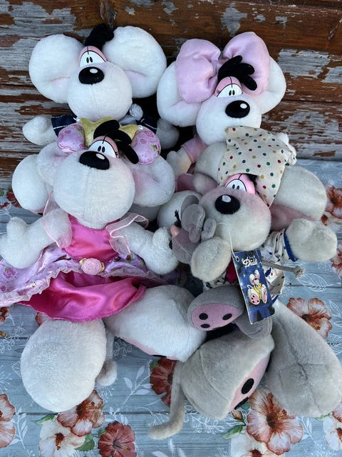 Diddl peluche lotto vintage. Sposi ballerina