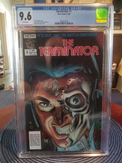 Terminator #1 CGC 9.6 White Pages 1988 Key Issue 1st Appearance of Terminator