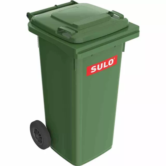 Kunststoff-Müllgroßbehälter grün 120 l MGB Kunststoff Mülltonne Abfall, H93cm