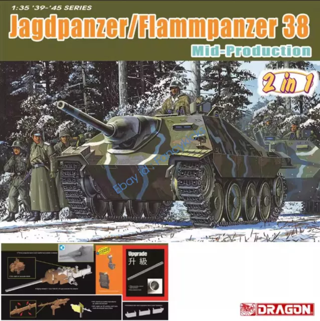 Dragon 6845 1/35 Jagdpanzer/Flammpanzer 38 Mid Production Model Kit