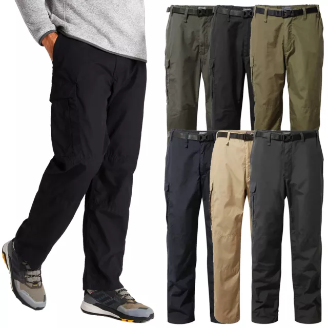 2024 Craghoppers Men Kiwi Classic Walking Trousers Nosi Defence Hiking Pants