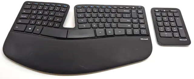 Microsoft Sculpt Ergonomic Wireless Keyboard 1559 & Numpad 1558 (READ, Parts)