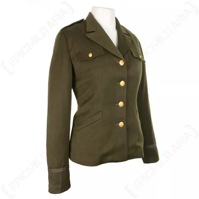 WW2 American Womens Class A WAC Officers Service Jacket Military Repro US 3