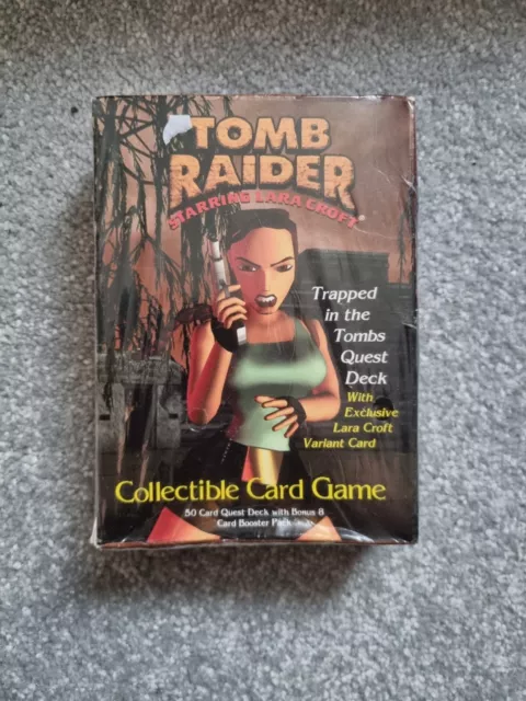 Tomb Raider Collectible Trading Card Game Quest Deck New Sealed Trapped in Tombs