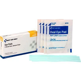 Almohadillas para los ojos con tiras adhesivas, 4/caja Acme United Corp. 7-002-001 738743070027