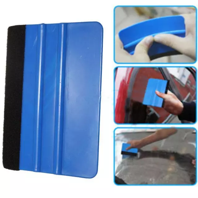 4pcs 3M Car Vinyl Film Decal Sticker Wrapping Tools Scraper Squeegee W Felt Edge