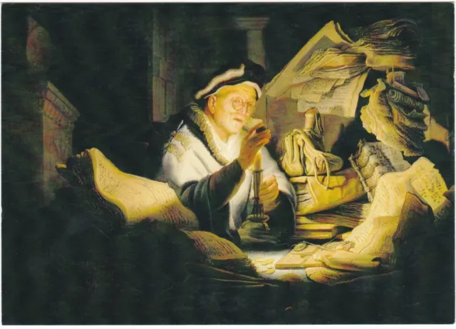 G1394 Illustration - Parabole De L'homme Riche - Rembrandt Van Rijn - Berlin
