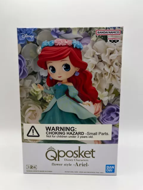 Q Posket Disney Princess Flower Style -Ariel-(Ver.A) Banpresto Figure New in Box