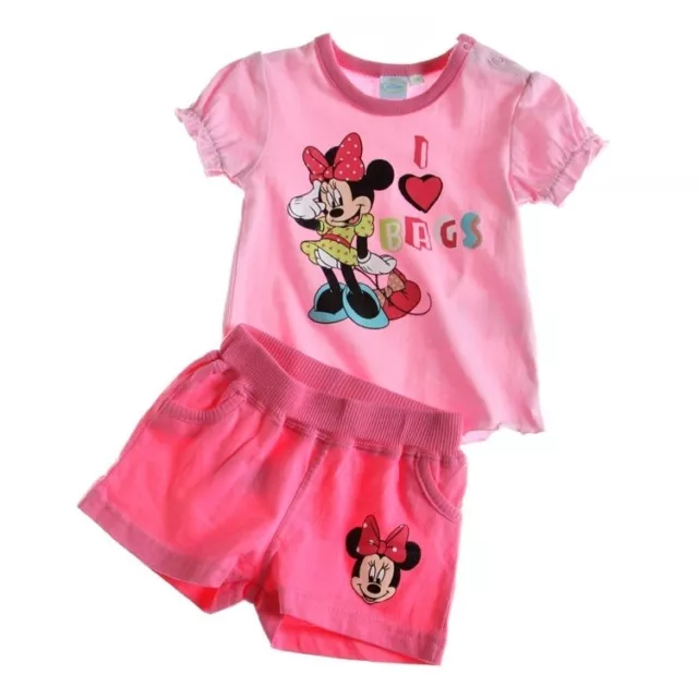 Completo neonata Disney Minnie rosa