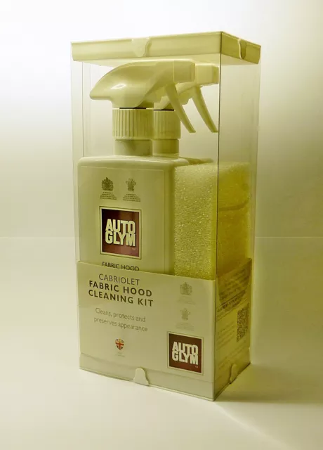 Autoglym Soft Top Fabric Car Hood Roof Cleaner Care Kit.