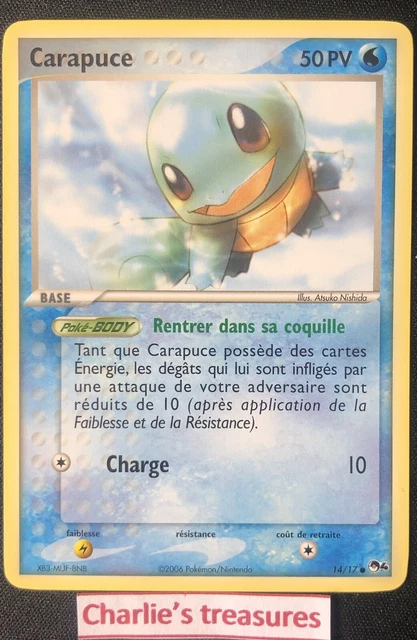 Carte Pokemon - Carapuce - 14/17 - Pop 4 - FR - NM