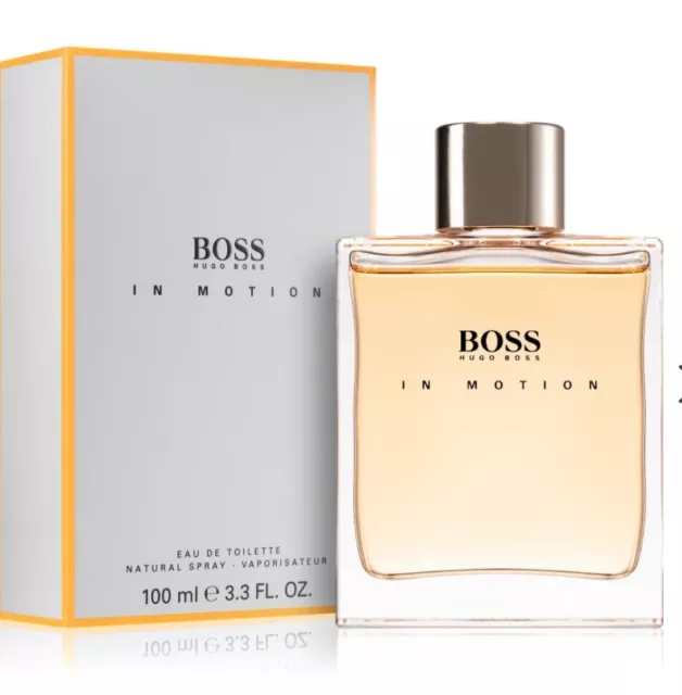 HUGO BOSS BOSS IN MOTION  EAU DE TOILETTE 100ML NEUF Sous Blister Vapo