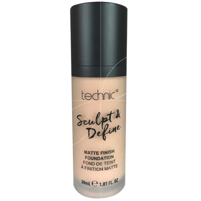 technic - Fond de teint Sculpt & Define finition mat Beige - 30