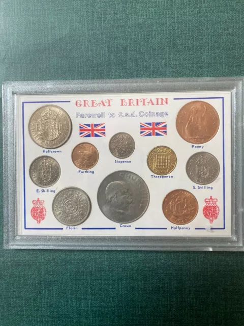 Great  Britain  Farewell To  £sd  Coinage