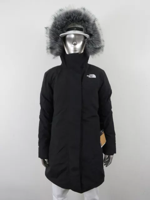 Womens The North Face Arctic Parka Down Waterproof Warm Winter Jacket Black $350