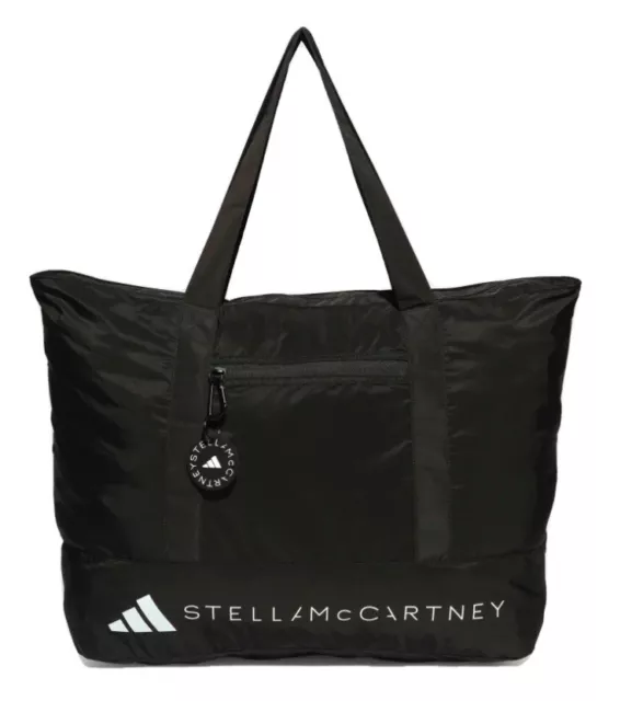 NWT ADIDAS BY STELLA MCCARTNEY WOMEN TOTE Bag Black/BLACK WHITE*CERTIFIED