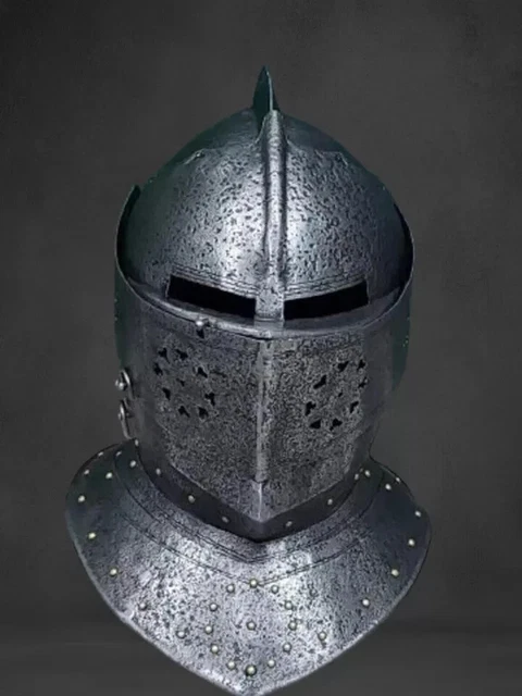 Combinaison d'armure médiévale demi-corps femme plaque acier
