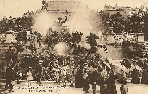 Cpa Bordeaux Monument Des Girondins Nord Group