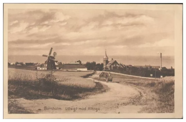 S4969/ Bornholm  Hammeren set fra Alexandersen`s Hotel Dänemark AK ca.1912