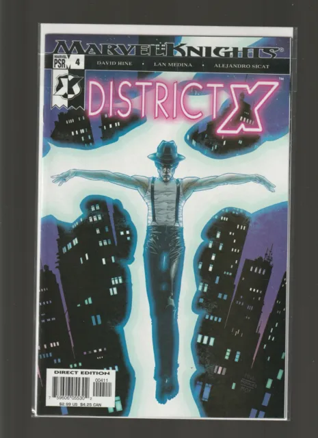 DISTRICT X #4 MARVEL KNIGHTS COMICS 2004 BISHOP X-MEN 1st COVER APP MR. M