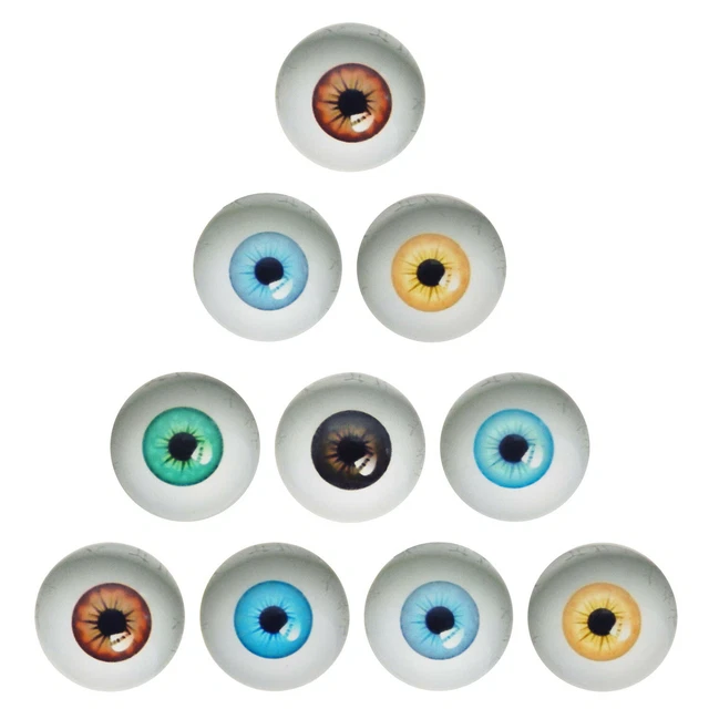 6-30 mm Drache böser Blick Rund Glas Cabochon Flache Rückseite Gewölbt Perle Schmuck Handwerk 2