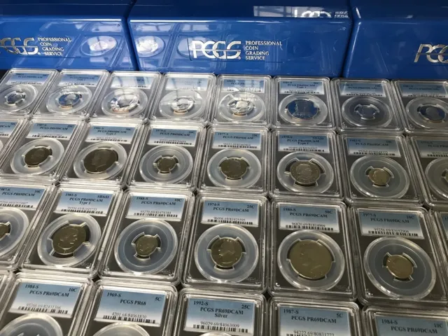 ✯ ESTATE SALE! ✯ PCGS Slabbed GRADED U.S. Proof Coin Hoard ✯ 3 SLAB LOT + BONUS
