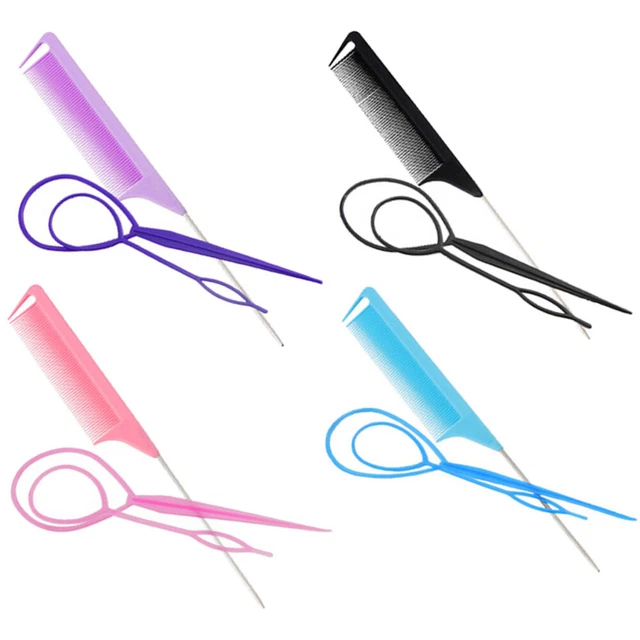 4 juegos de herramientas de trenzado de cabello herramientas de diseño de cabello hágalo usted mismo accesorios para el cabello cabello cabello