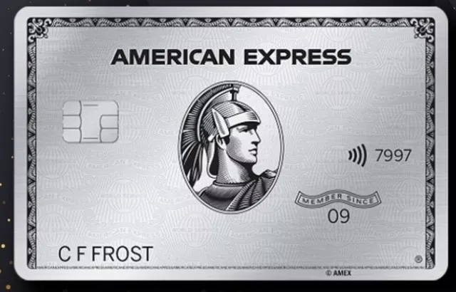 PLATINUM American Express METAL card. Canceled. Collectible