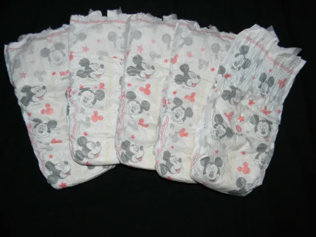 5 Huggies Snug & Dry Disposable Diapers Size 6 over 35 + Lbs.