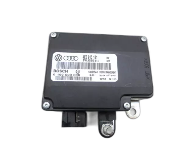Appareil de commande ECU module surveillance batterie pour Audi A8 D3 4E qu