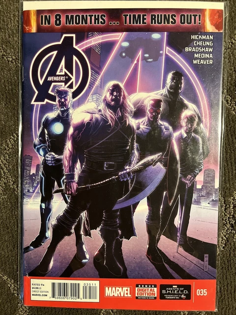 Marvel Comics Avengers #35 2014 NM HUGE MCU KEY 🔑 1st Cover Sam Wilson As Cap