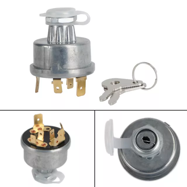 Tractor Ignition Switch Key 4 Position For Lucas Style Off On Heat 35670 YU