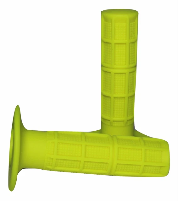 Paire de Poignées Couleur Jaune 7/8" pour Kawasaki KZ1000 P21-P24 Police 02-05
